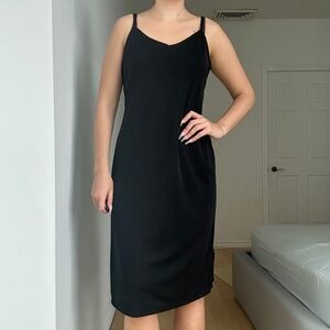 VINTAGE BLACK MIDI DRESS